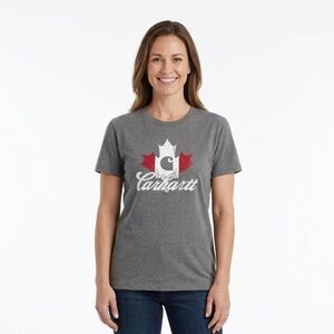 Carhartt Canada T-Shirt grey Maple leaf size xs